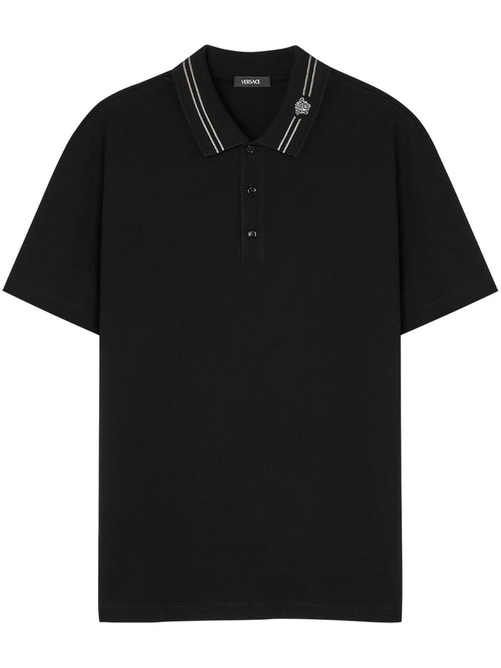 Versace
Polo con ricamo Medusa