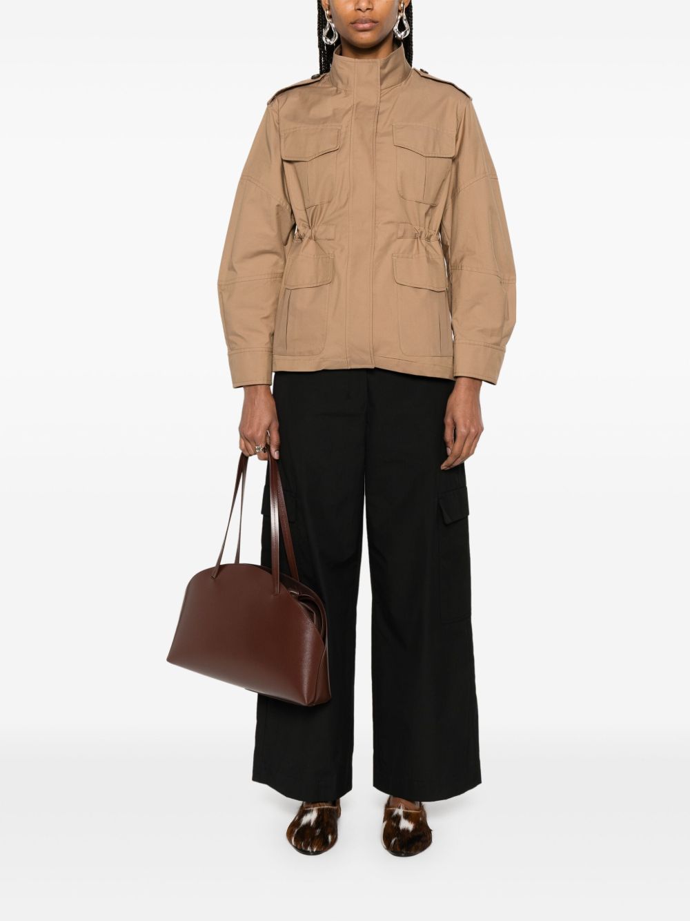 'S Max Mara
Giacca in twill Leila con cintura