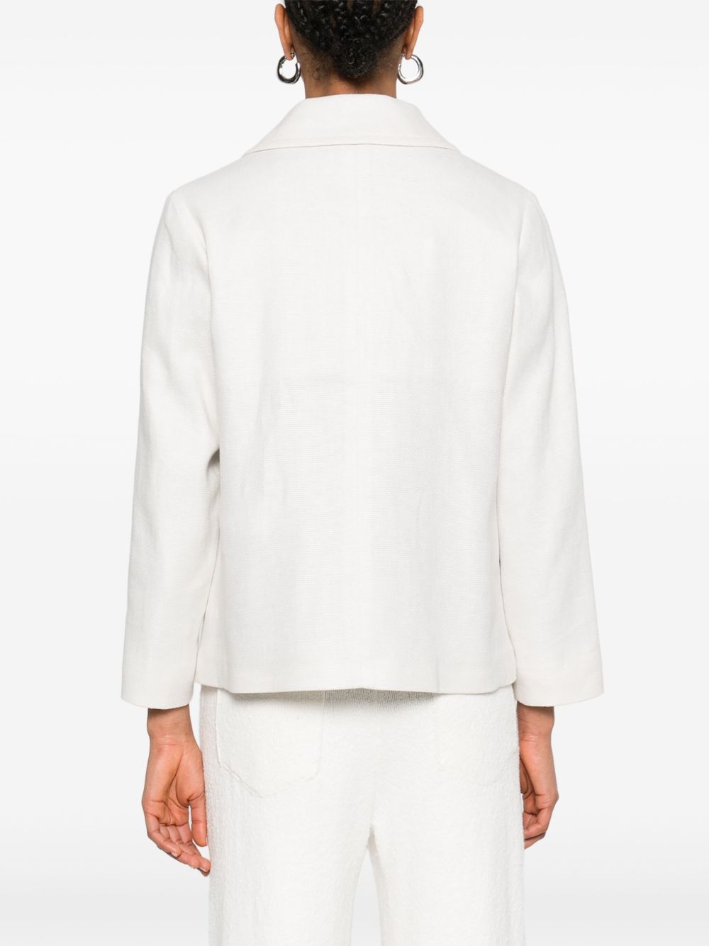 'S MAX MARA
Giacca doppiopetto in cotone e lino