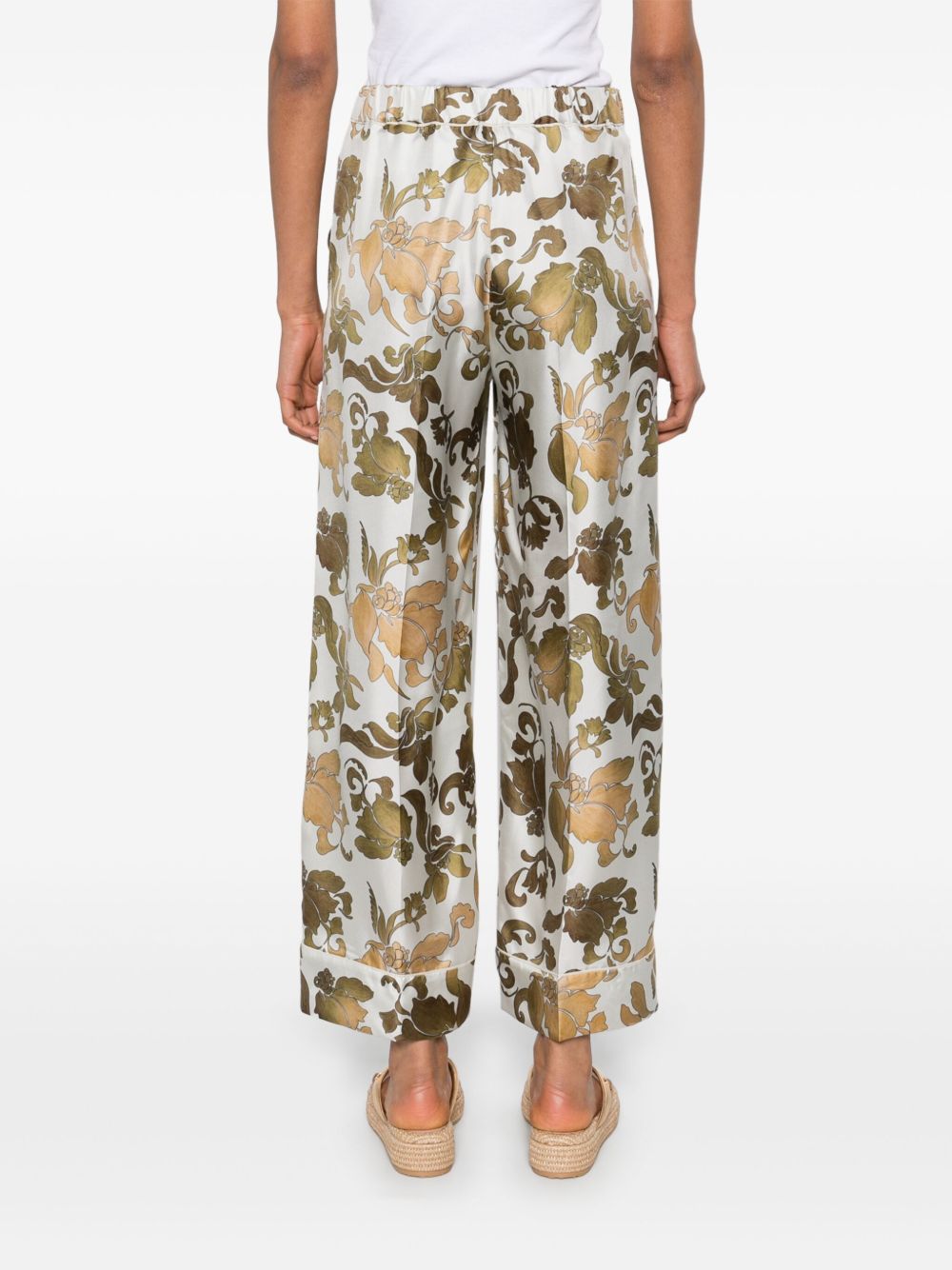 S Max Mara
Pantaloni a gamba larga in seta LEDA