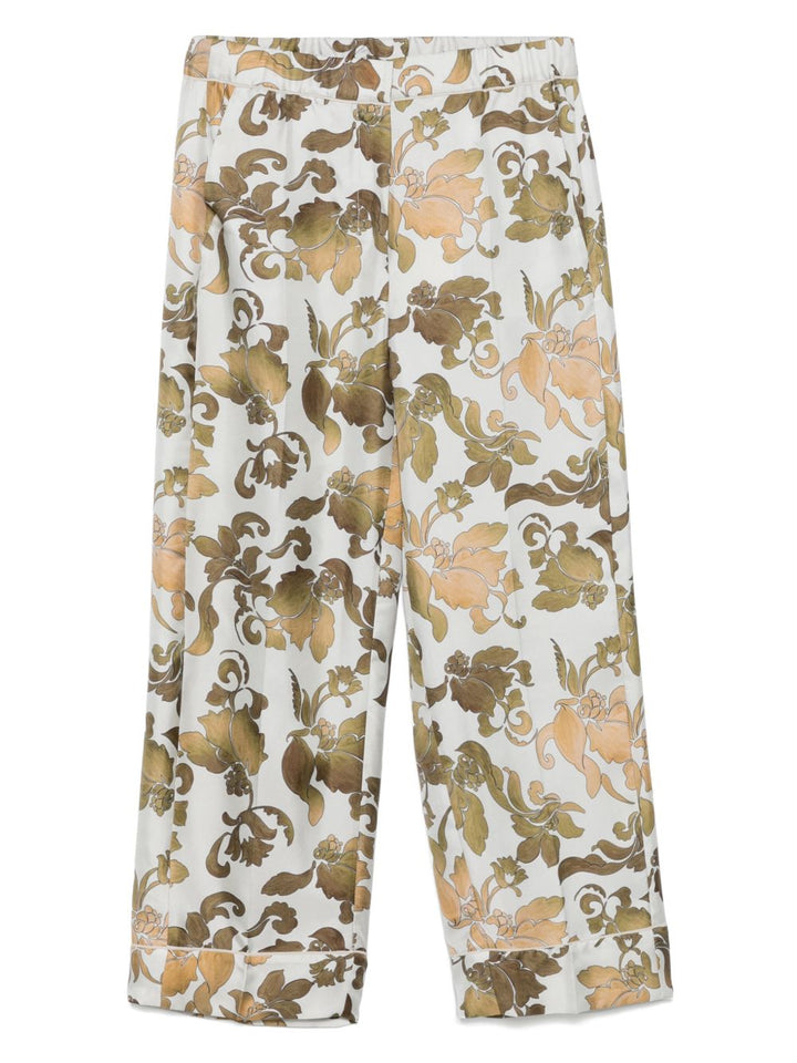 S Max Mara
Pantaloni a gamba larga in seta LEDA