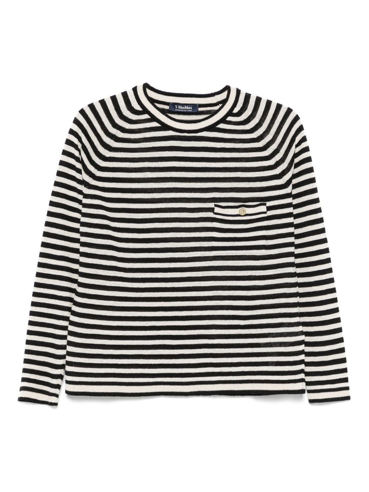 'S MAX MARA
Maglia in filato di lino a righe