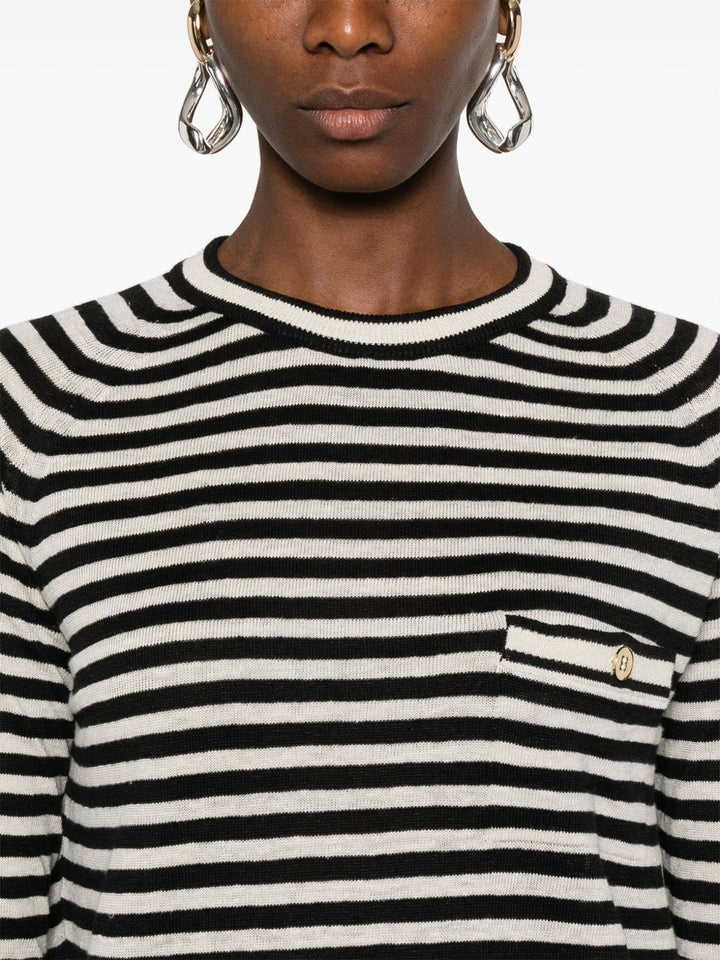 'S MAX MARA
Maglia in filato di lino a righe
