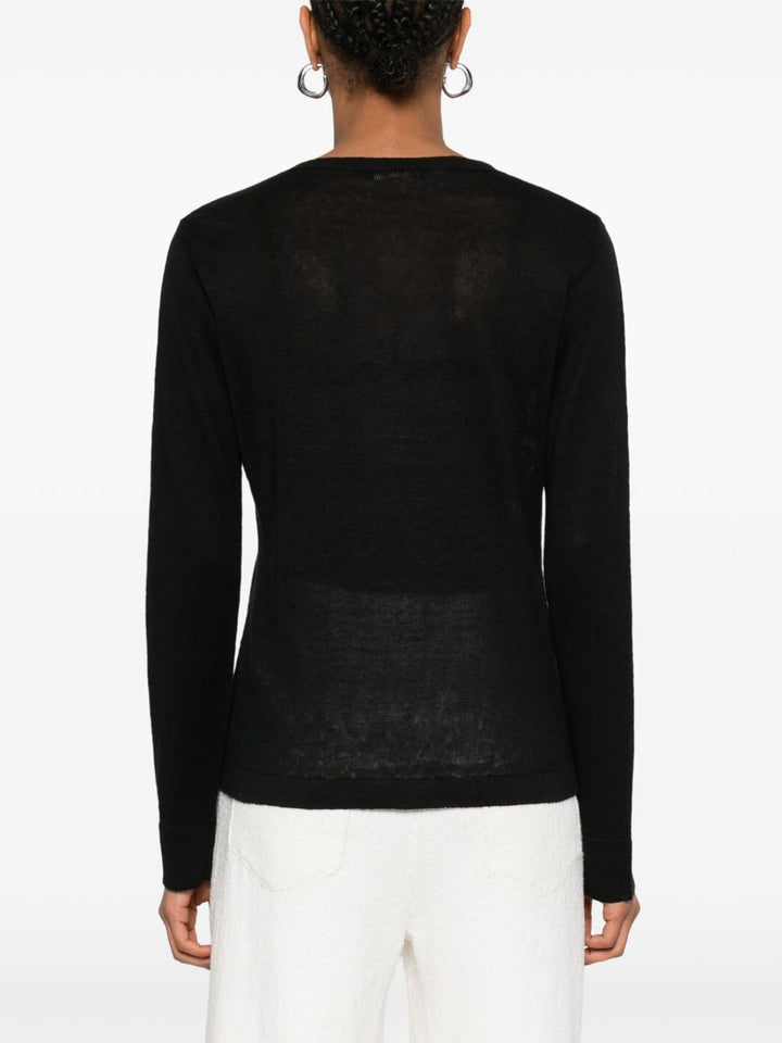 'S MAX MARA
 Maglia a V in lino