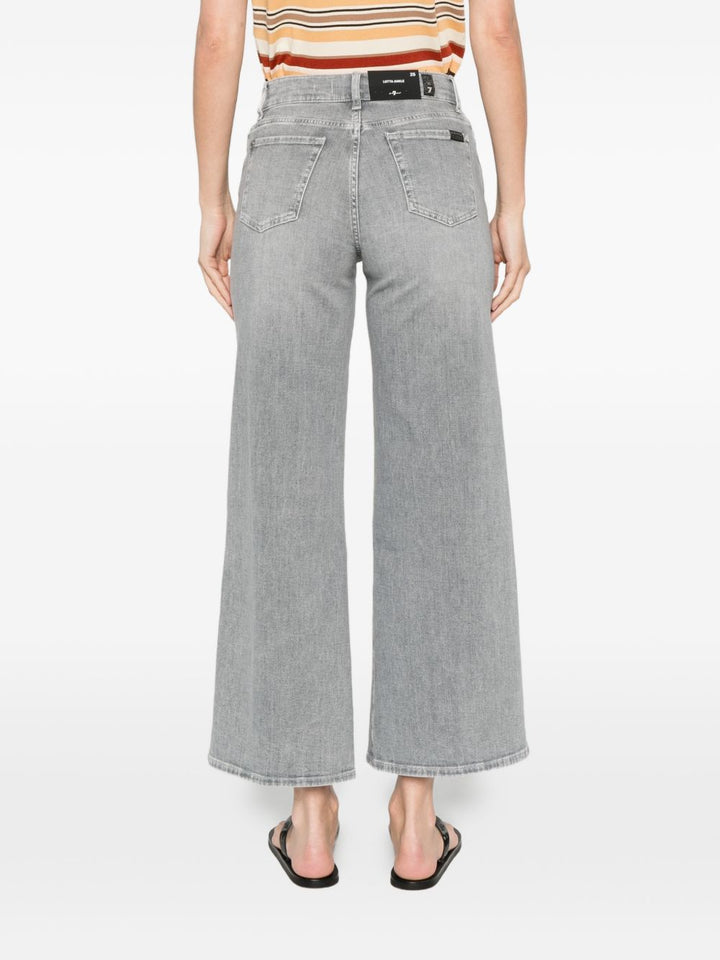 Denim grigi cinque tasche