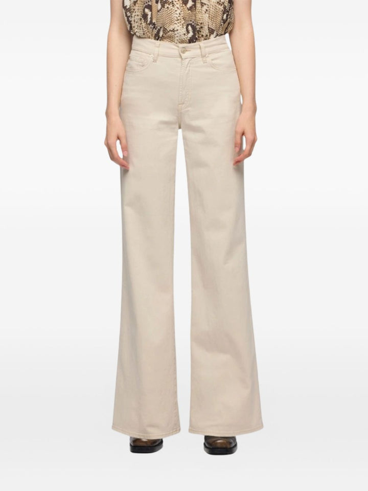 Jeans  "LOTTA Colored Comfort Twill Clay" con tasche e passanti per cintura