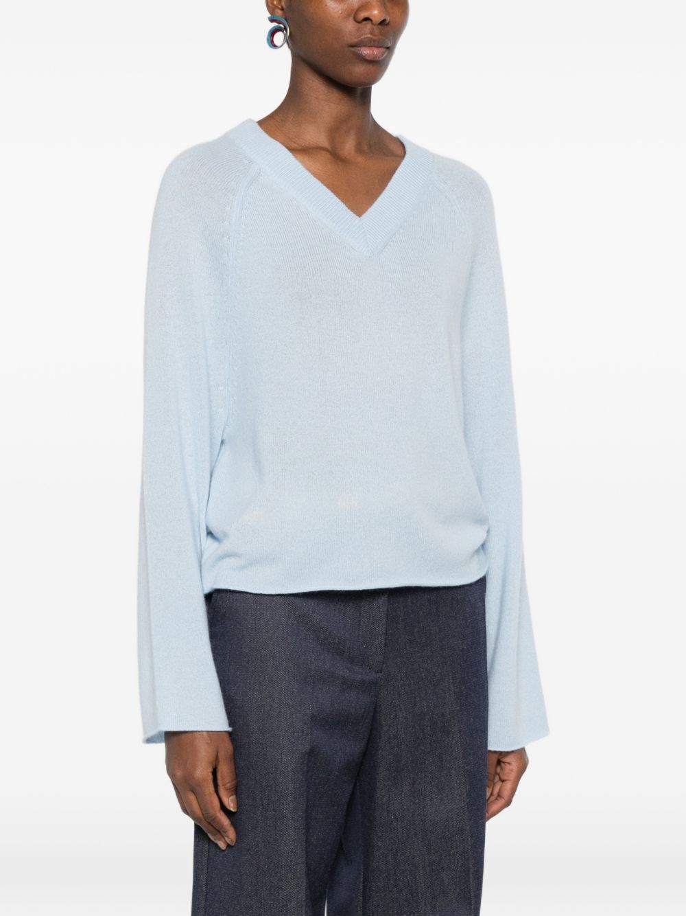 Maglione con scollo a V