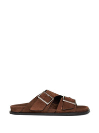 Mules in pelle scamosciata