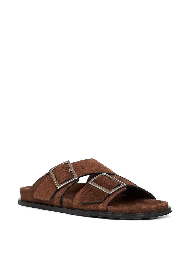 Mules in pelle scamosciata