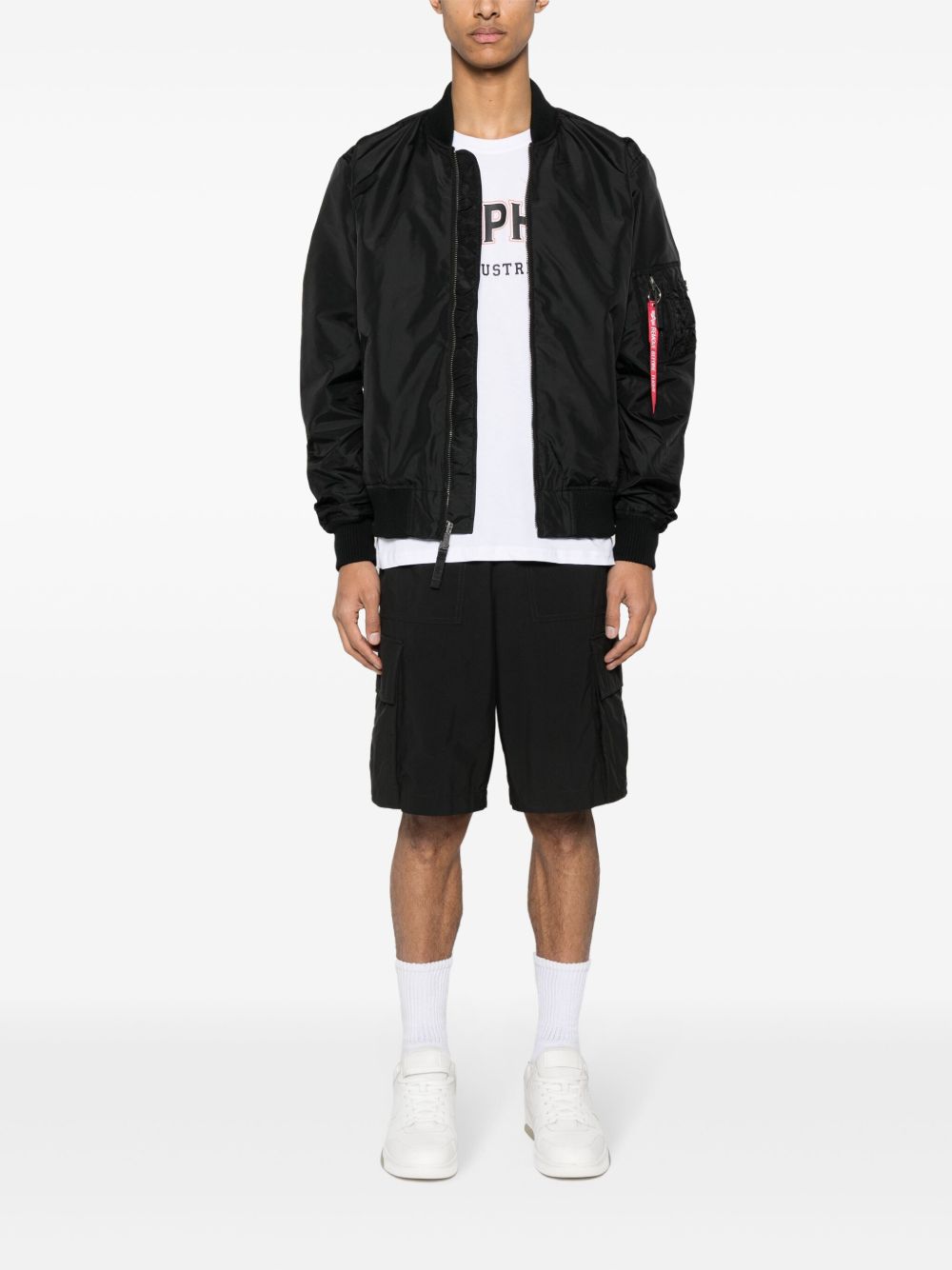 Bomber con zip