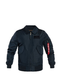Bomber aviatore blu
