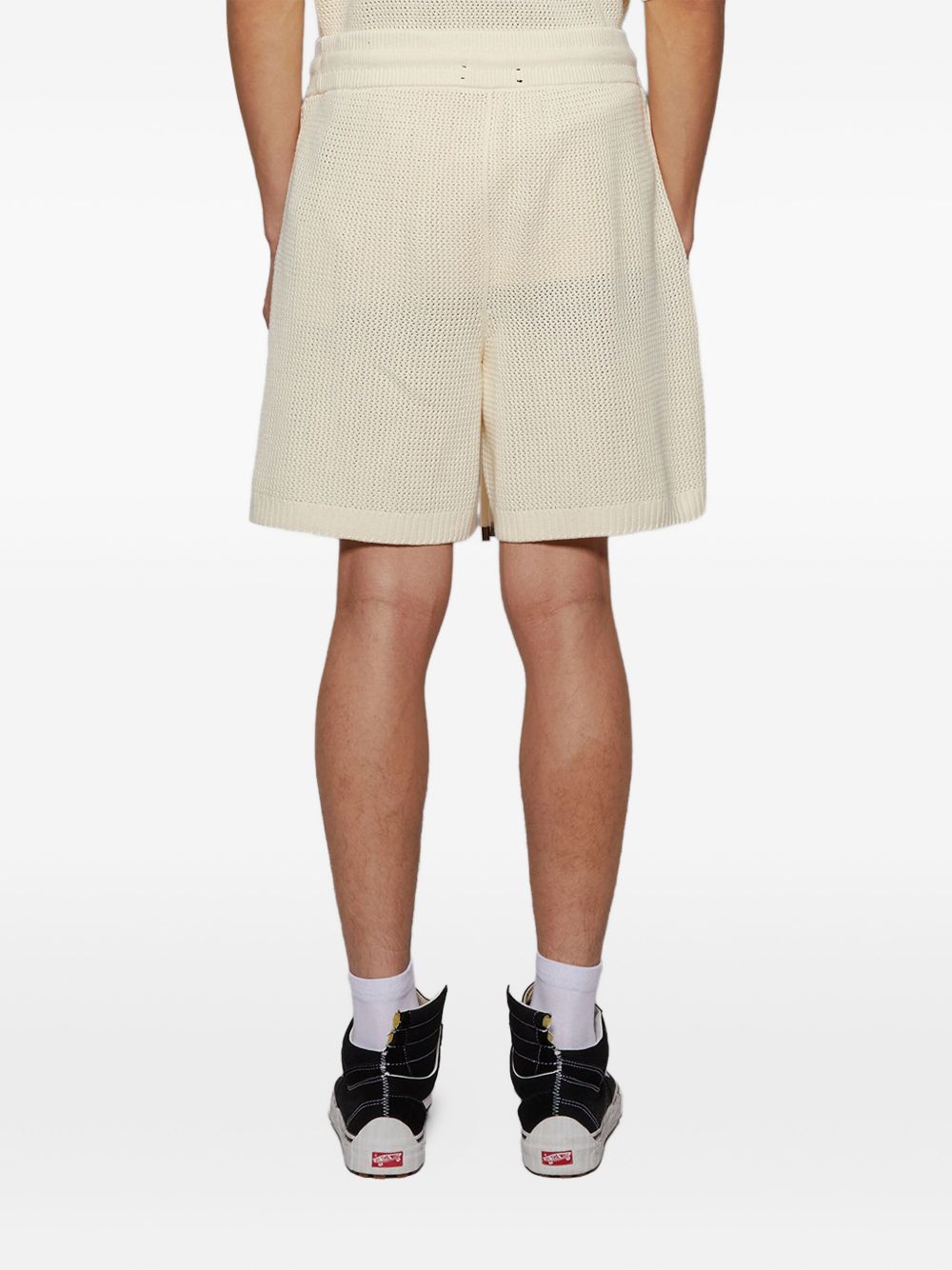 Shorts all'uncinetto