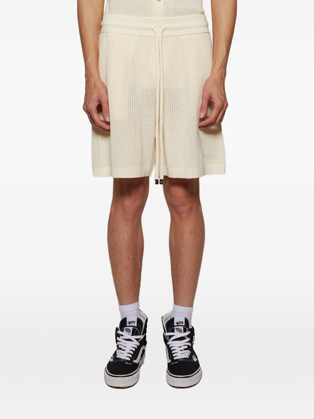 Shorts all'uncinetto