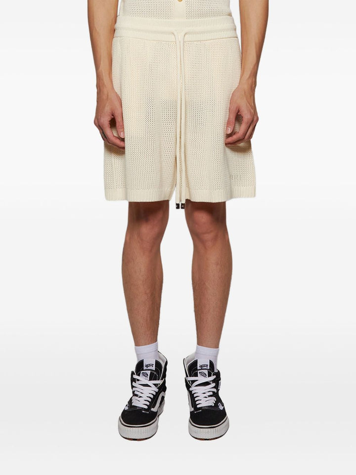 Shorts all'uncinetto