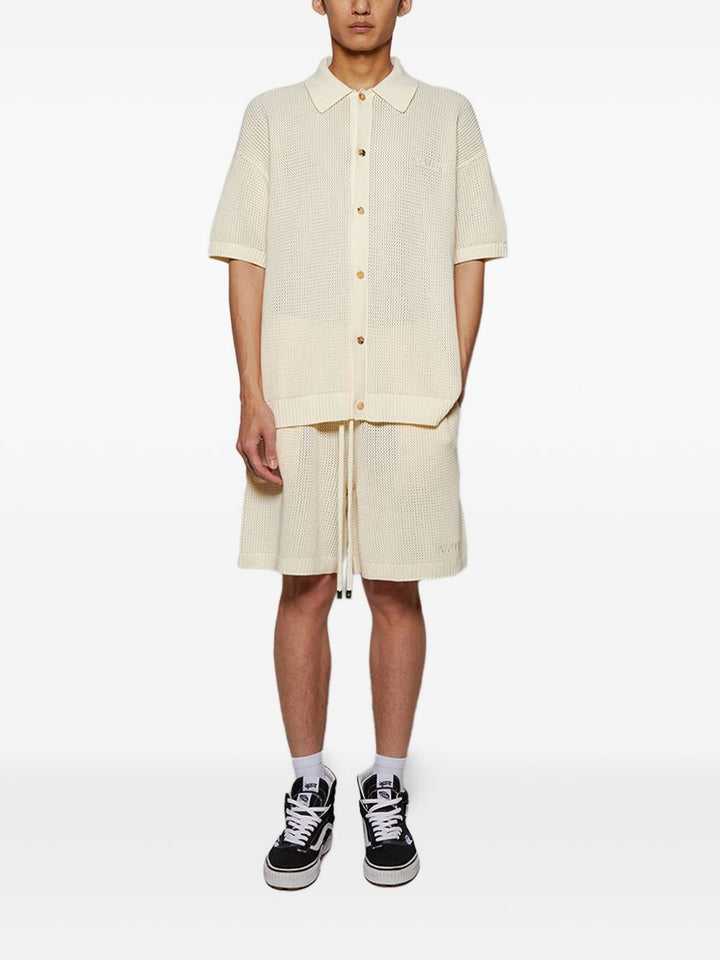 Shorts all'uncinetto