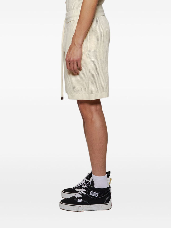 Shorts all'uncinetto