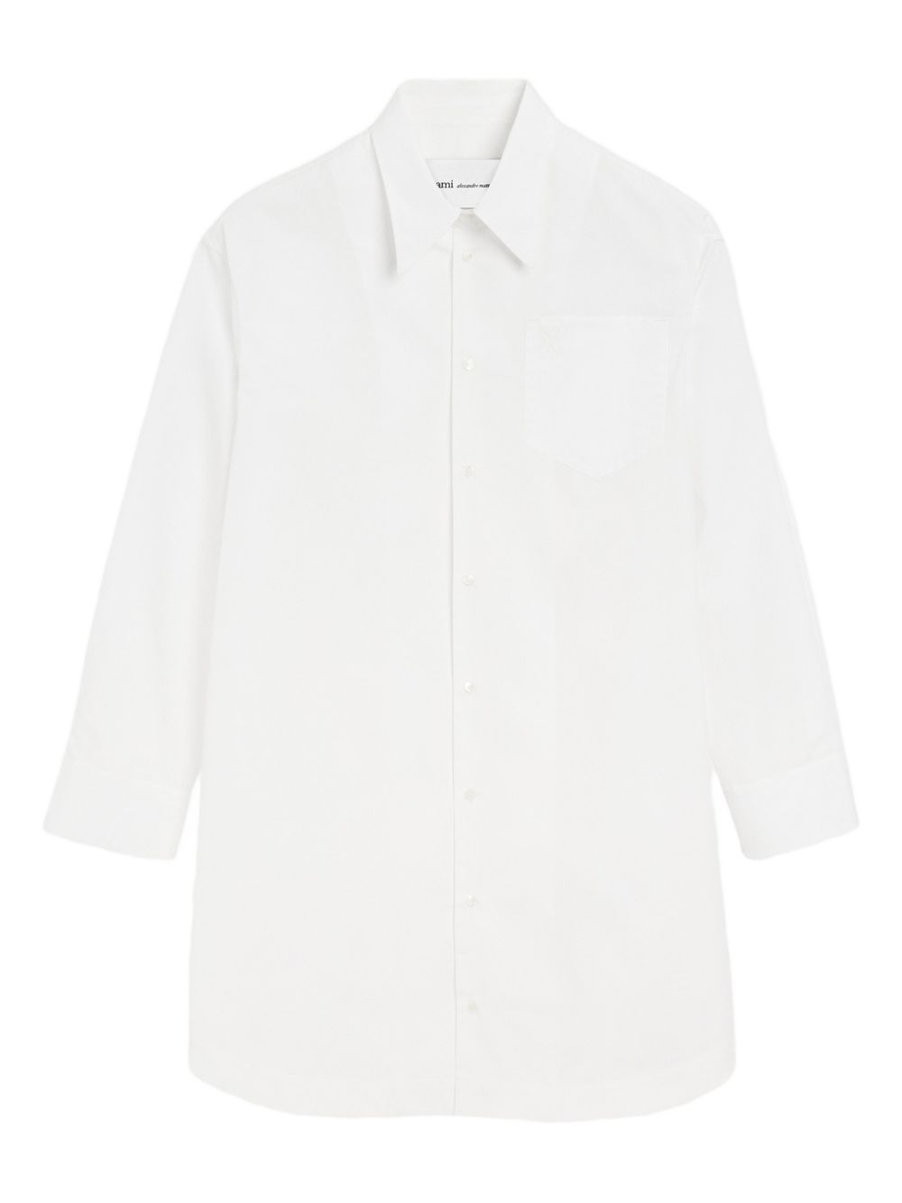 Chemisier ampio Ami De Coeur in cotone bianco