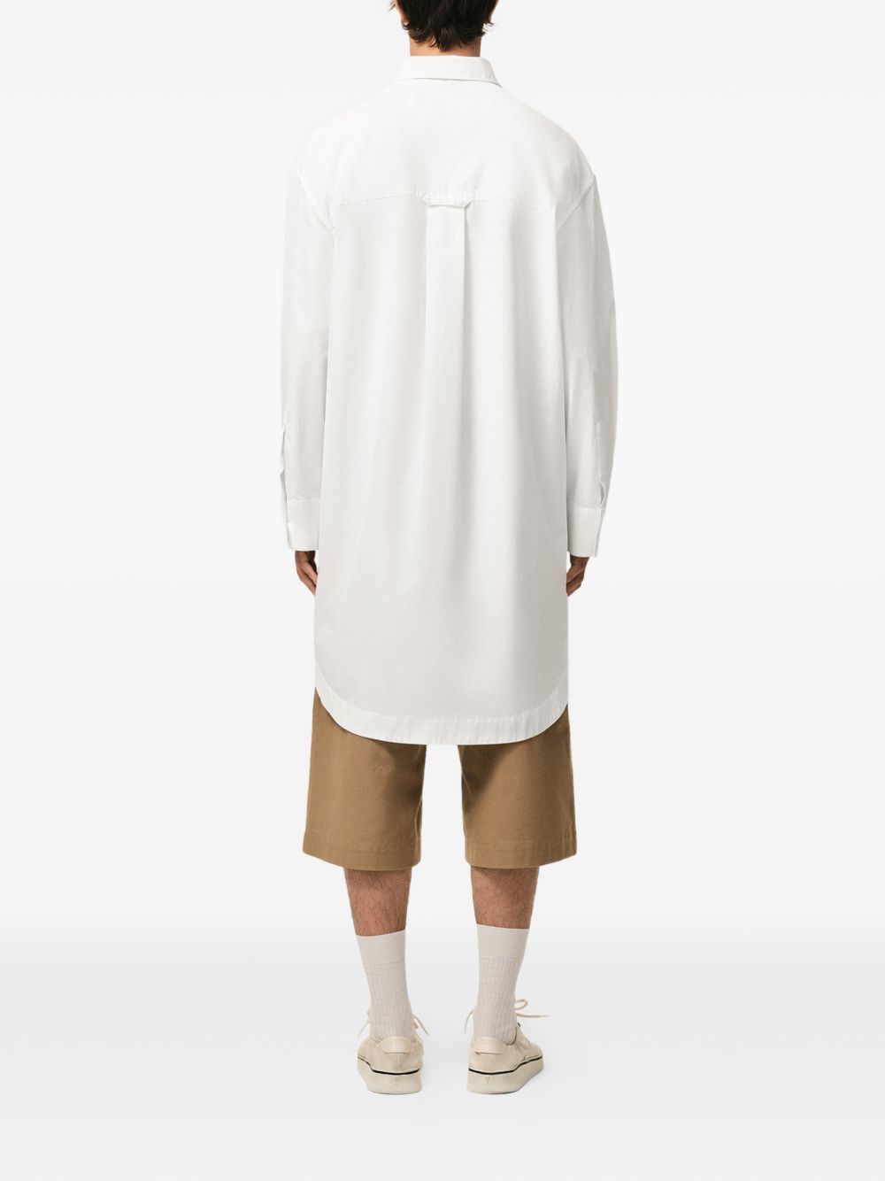 Chemisier ampio Ami De Coeur in cotone bianco