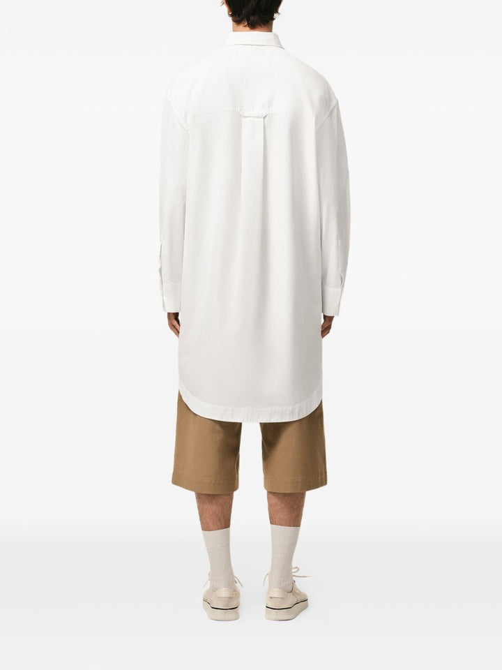Chemisier ampio Ami De Coeur in cotone bianco