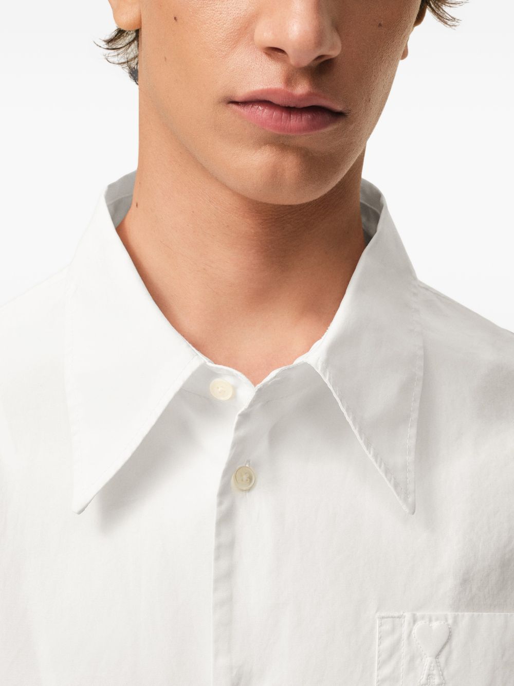 Chemisier ampio Ami De Coeur in cotone bianco