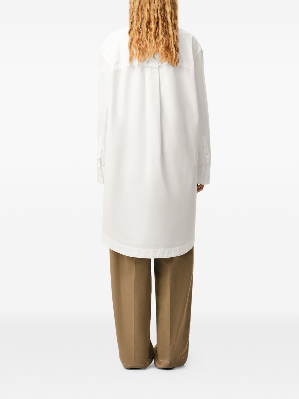 Chemisier ampio Ami De Coeur in cotone bianco