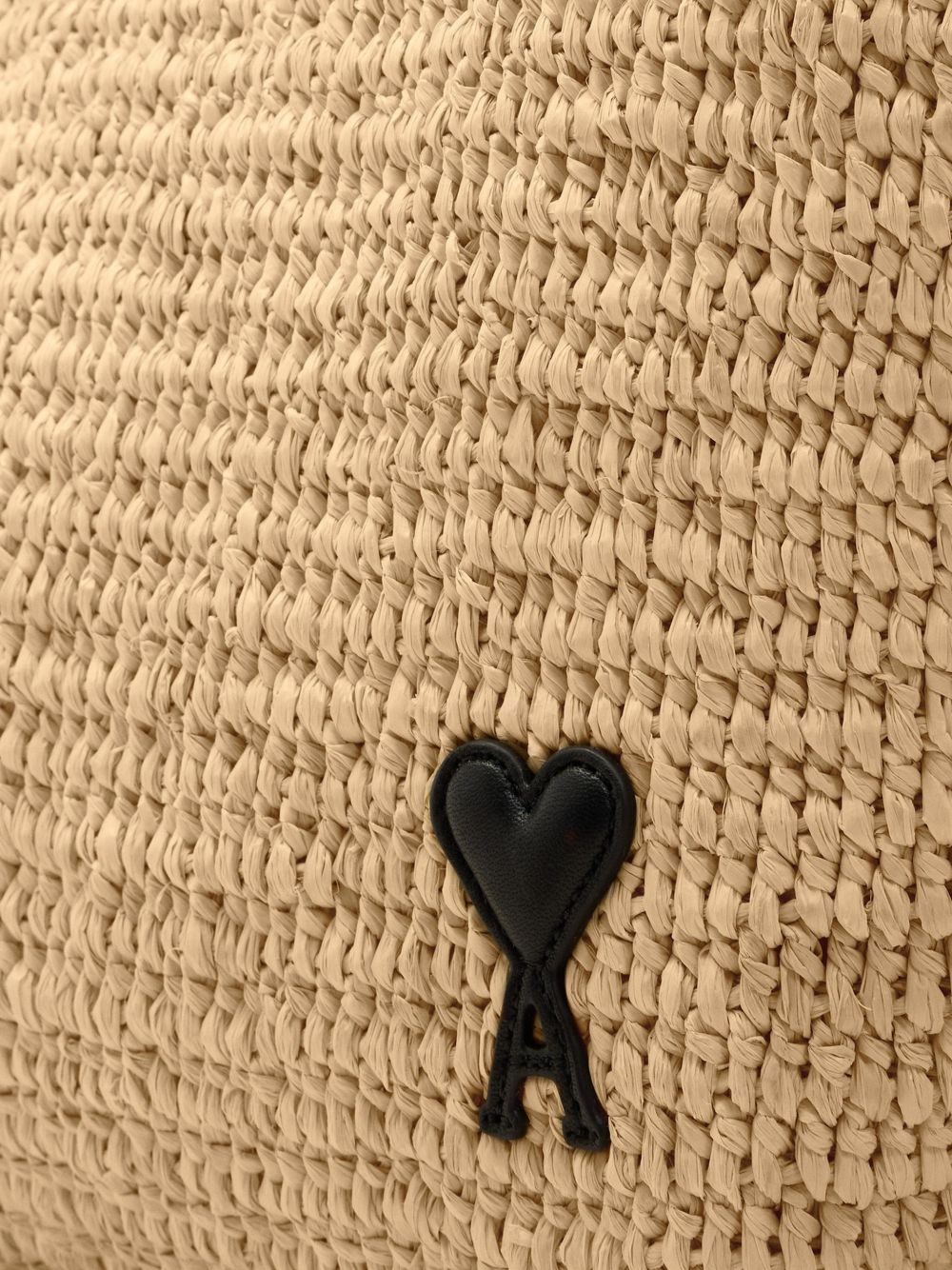 Borsa tote Ami de Coeur grande in rafia