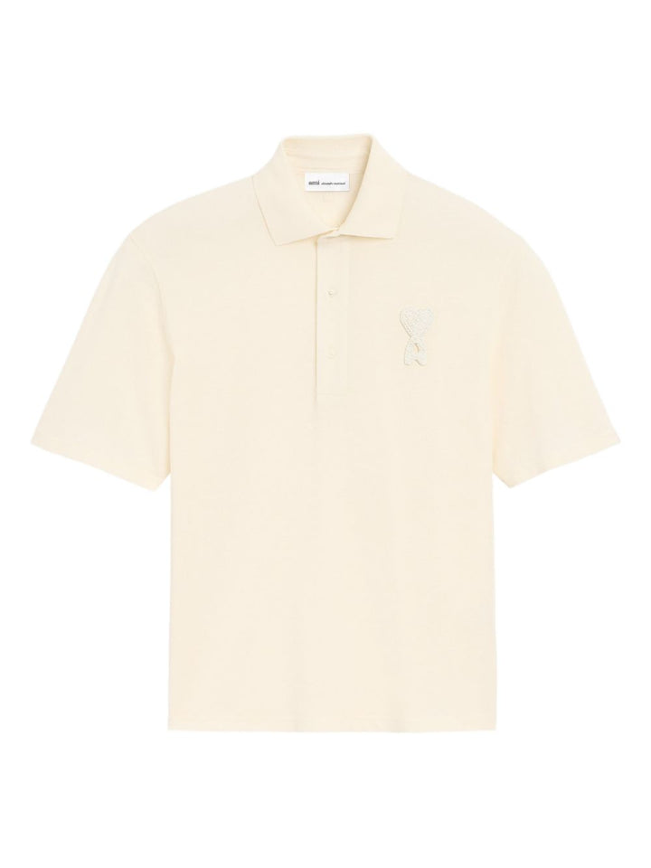Polo con patch logo Ami De Coeur