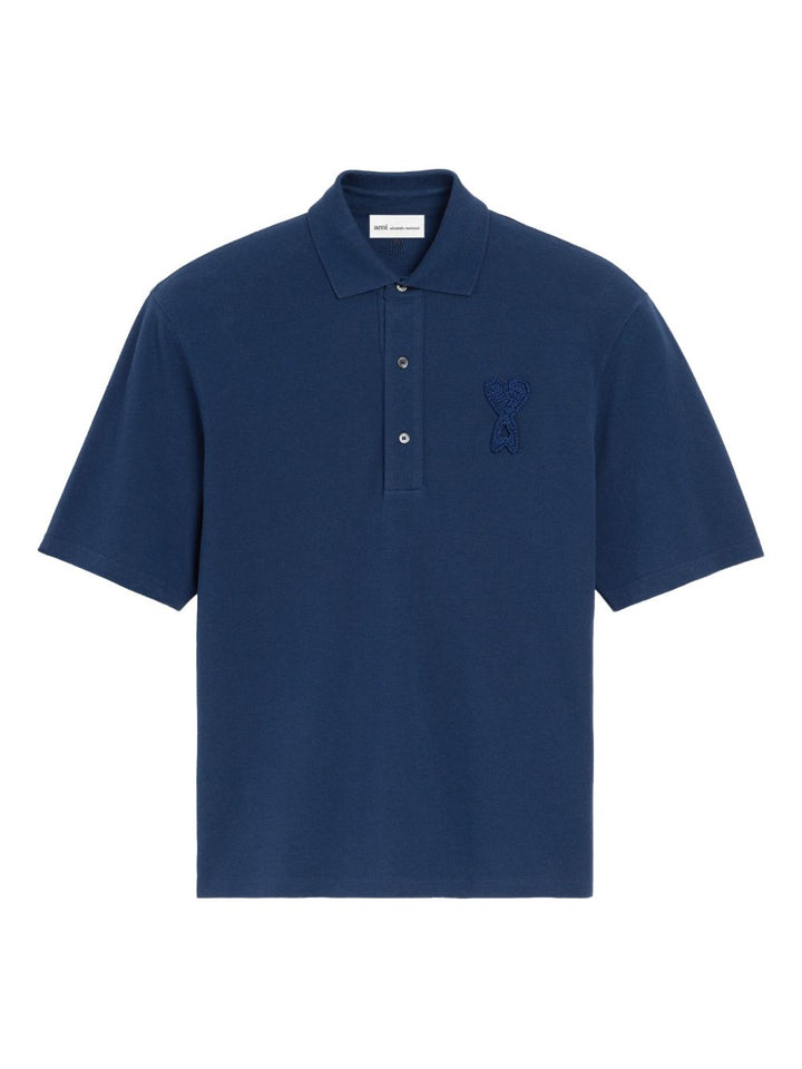 Polo Ami de Coeur con applicazione