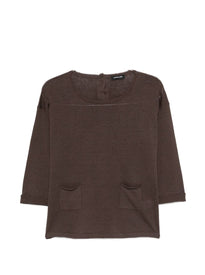 Cardigan girocollo ampio