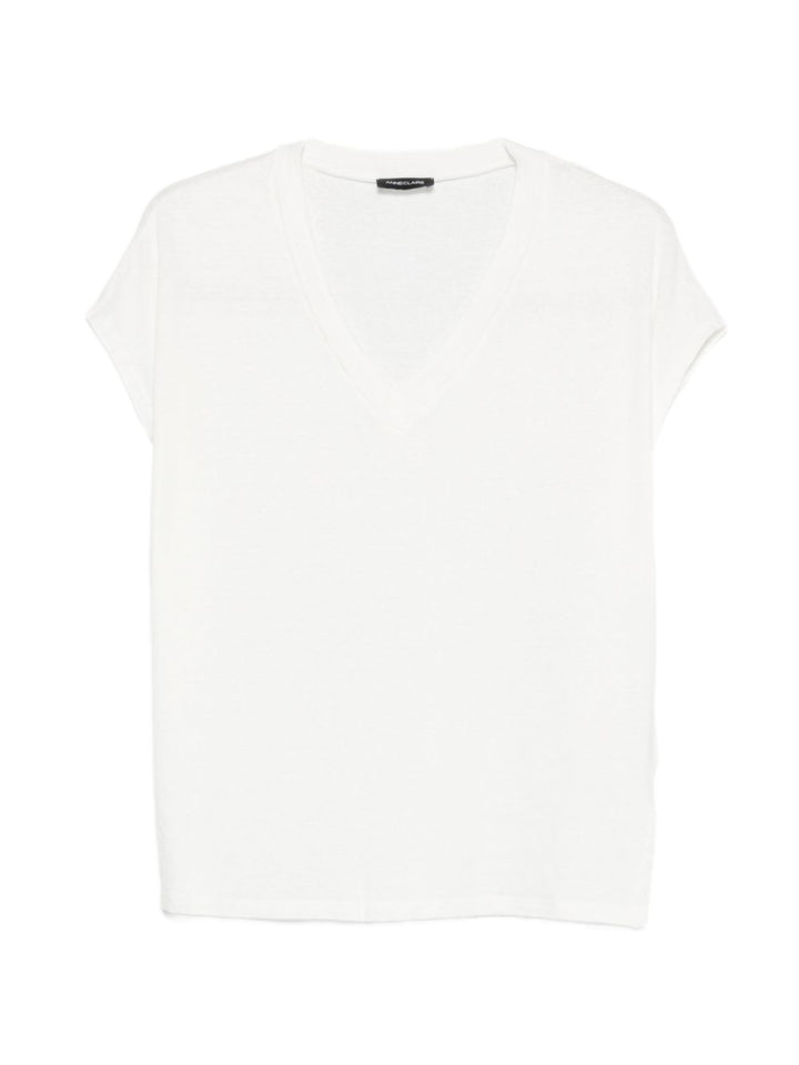 T-shirt con scollo a V