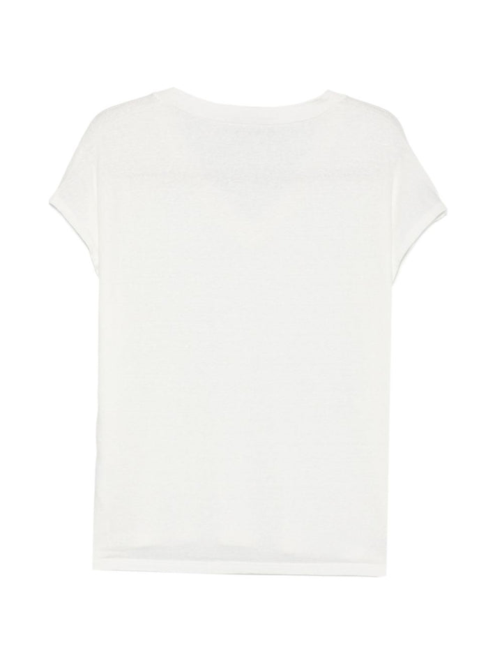 T-shirt con scollo a V