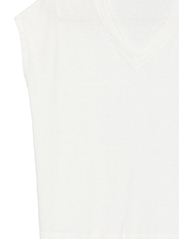 T-shirt con scollo a V