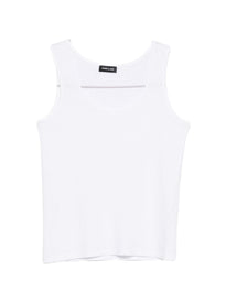 Maglia in jersey a canotta