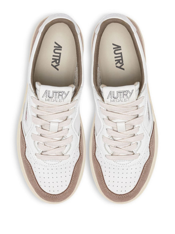 Sneakers Medalist con in pelle scamosciata