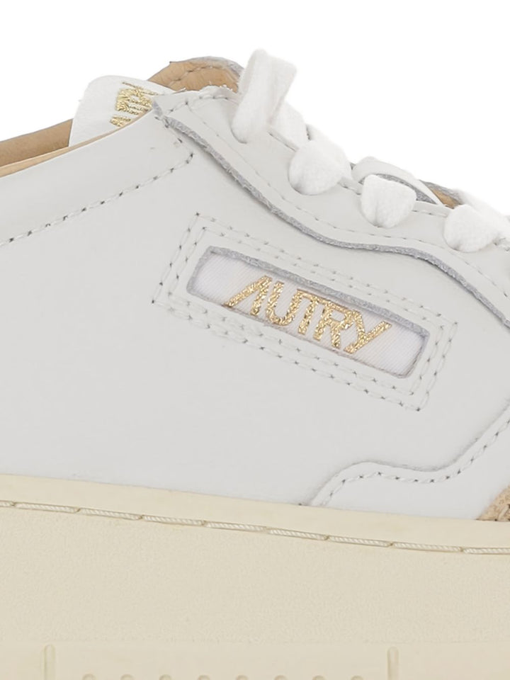 Sneakers Medalist pelle camoscio traforata