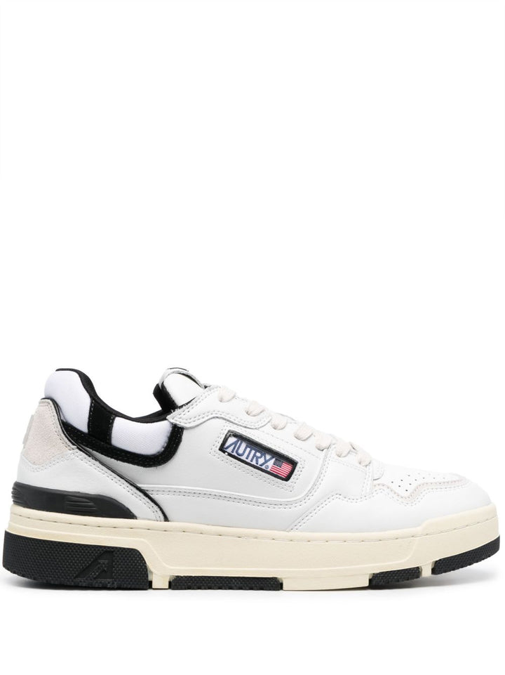 SNEAKERS CLC BASSA IN PELLE E SUEDE BIANCA