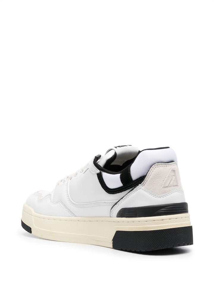 SNEAKERS CLC BASSA IN PELLE E SUEDE BIANCA