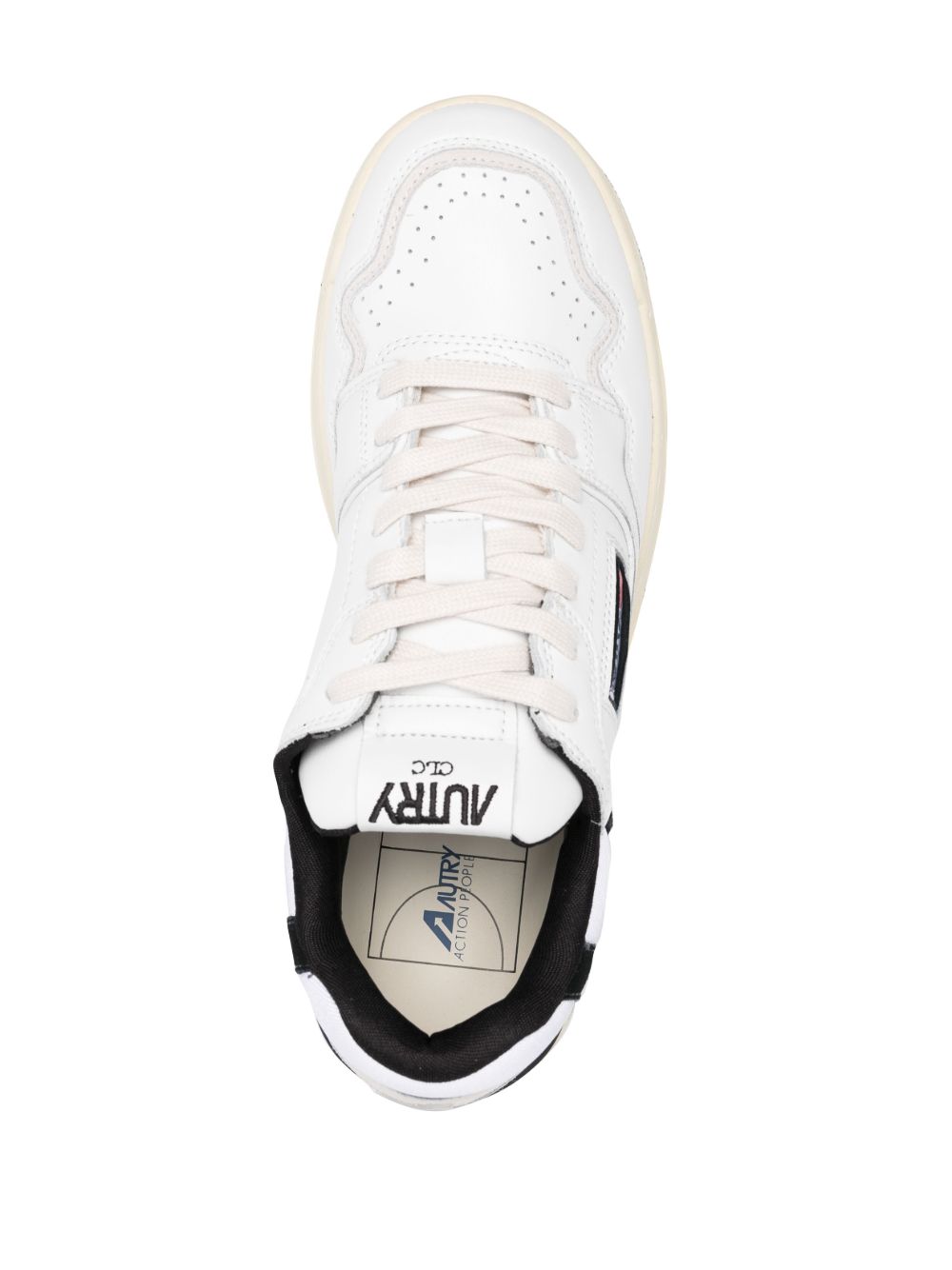 SNEAKERS CLC BASSA IN PELLE E SUEDE BIANCA