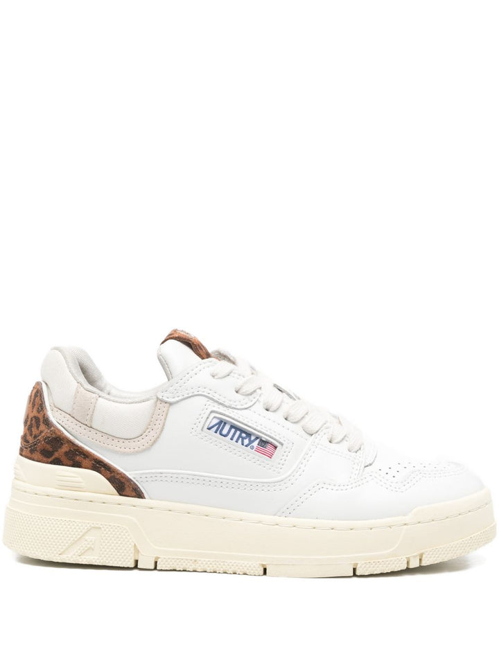 SNEAKERS CLC BASSA IN PELLE E SUEDE BIANCA