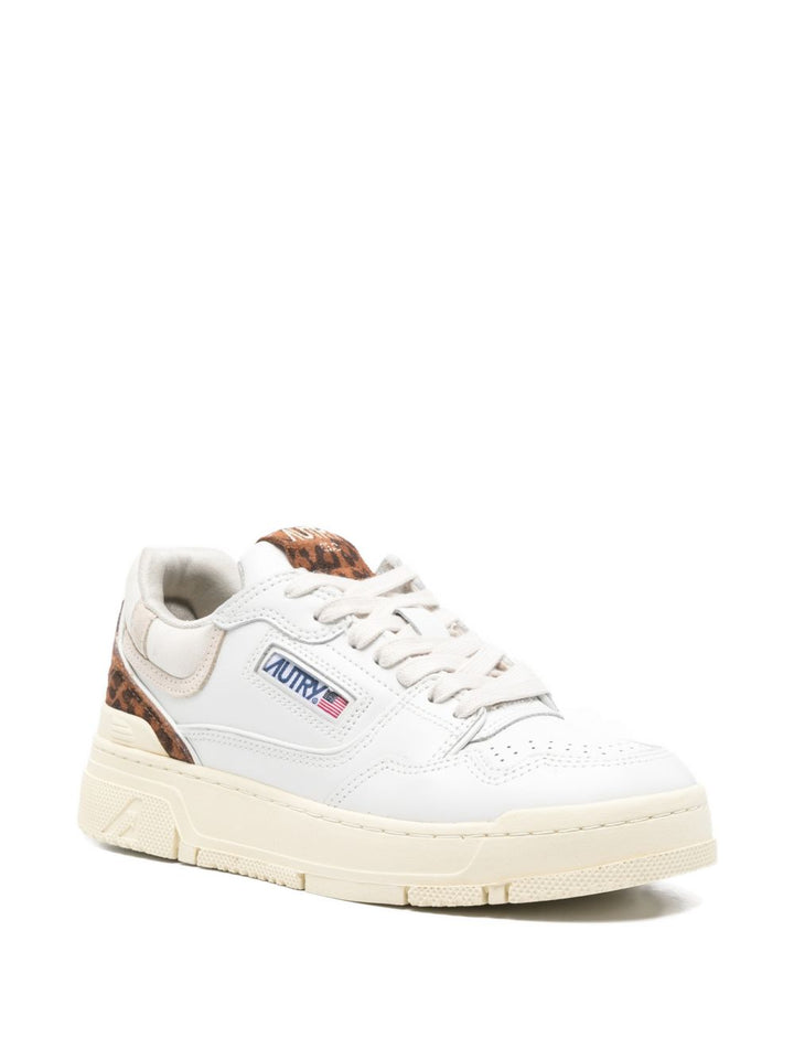 SNEAKERS CLC BASSA IN PELLE E SUEDE BIANCA