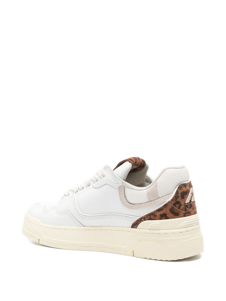 SNEAKERS CLC BASSA IN PELLE E SUEDE BIANCA