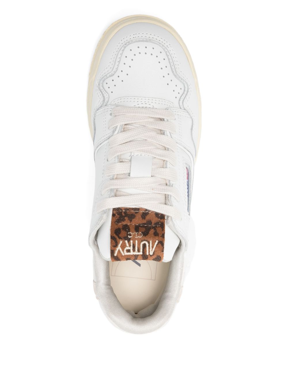 SNEAKERS CLC BASSA IN PELLE E SUEDE BIANCA