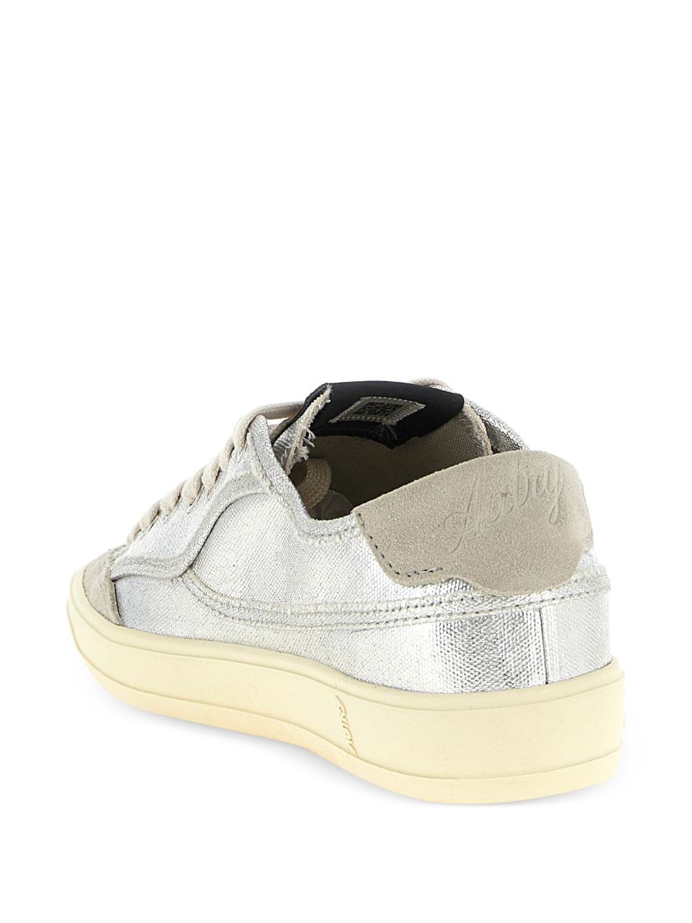 Sneakers Windscape in pelle scamosciata metallizzata