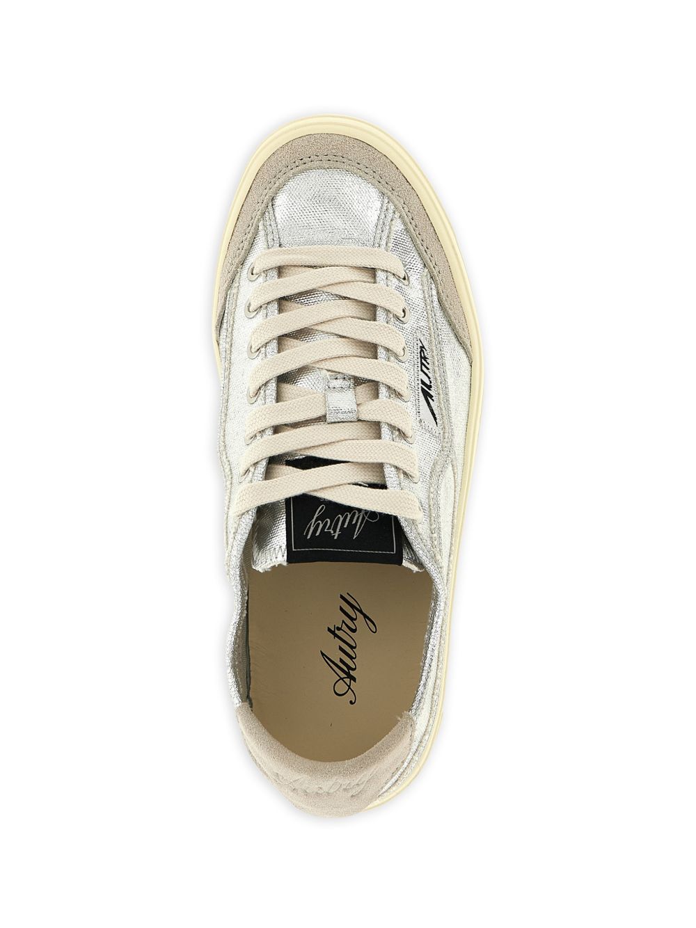 Sneakers Windscape in pelle scamosciata metallizzata