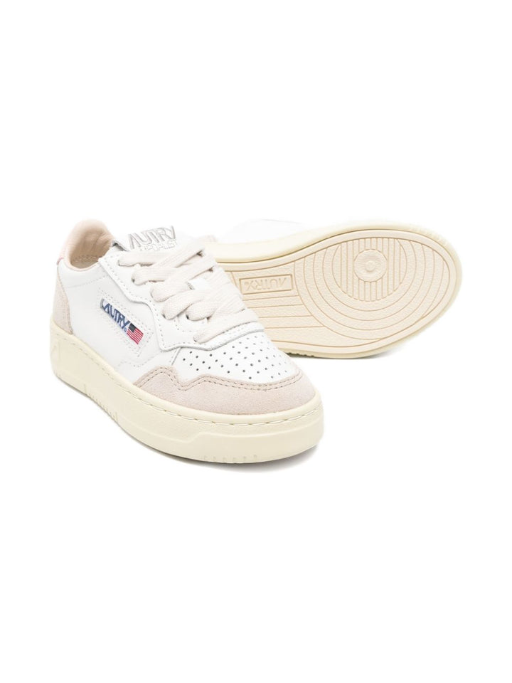 Autry Kids Sneakers Medalist in pelle traforata