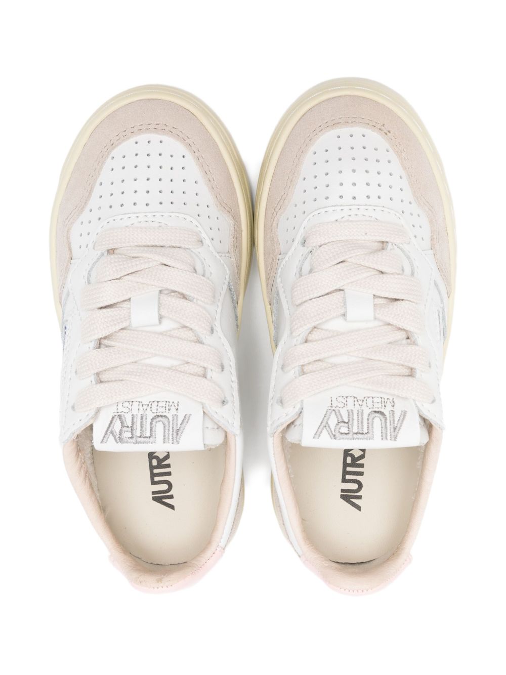 Autry Kids Sneakers Medalist in pelle traforata