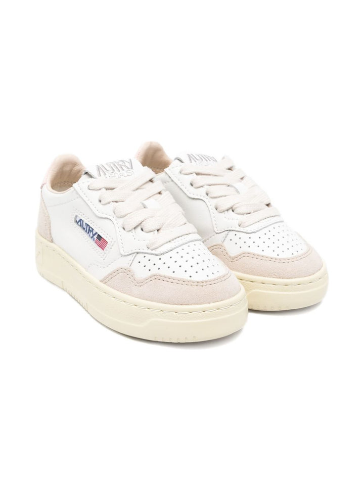 Autry Kids Sneakers Medalist in pelle traforata