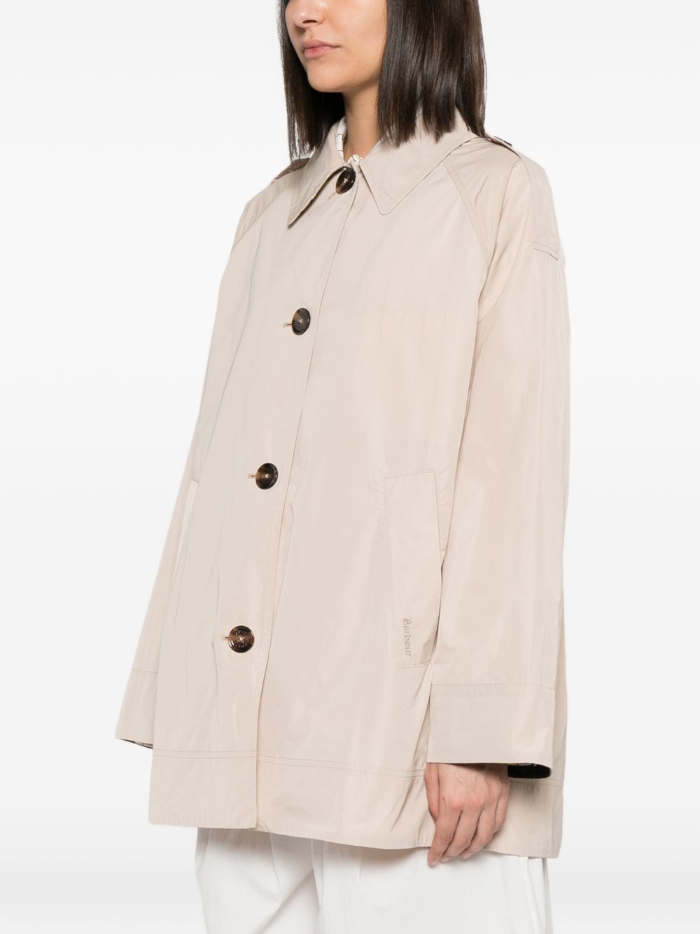 Cappotto "Maggie" con maniche raglan e dettaglio spalline