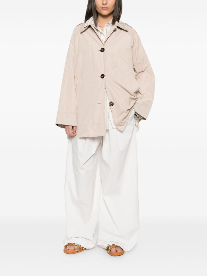 Cappotto "Maggie" con maniche raglan e dettaglio spalline