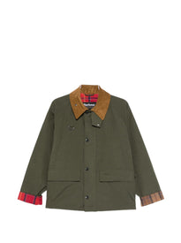 Giacca con colletto a coste